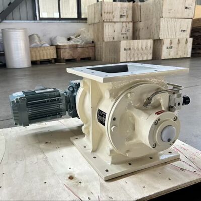 Cast iron wear-resistant rotary airlcok valve for conveying fly ash and dust