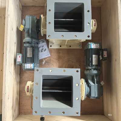 Cast iron wear-resistant rotary airlcok valve for conveying fly ash and dust