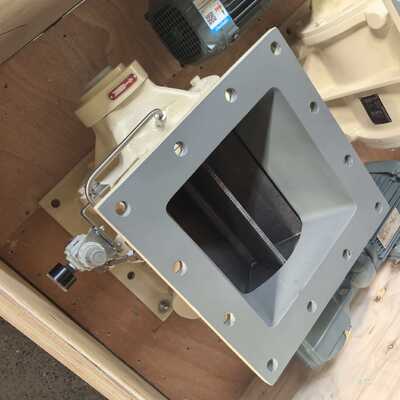 Cast iron wear-resistant rotary airlcok valve for conveying fly ash and dust