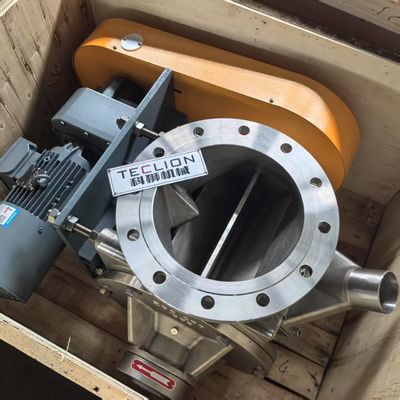 নিউমেটিক পাতলা ফেজ পরিবহন ১০ টন/ঘণ্টা পিপি প্লাস্টিক কণা রোটারি এয়ারলক ভালভ